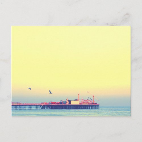 Brighton pier UK Postcard