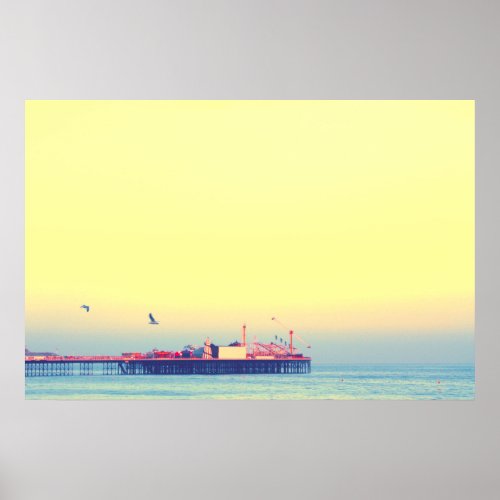 Brighton pier UK Poster