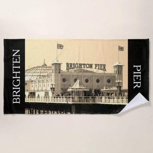 Brighton Pier UK Vacation  Beach Towel