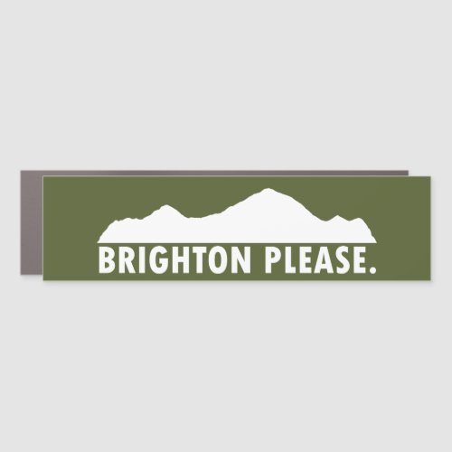 Brighton Please Car Magnet