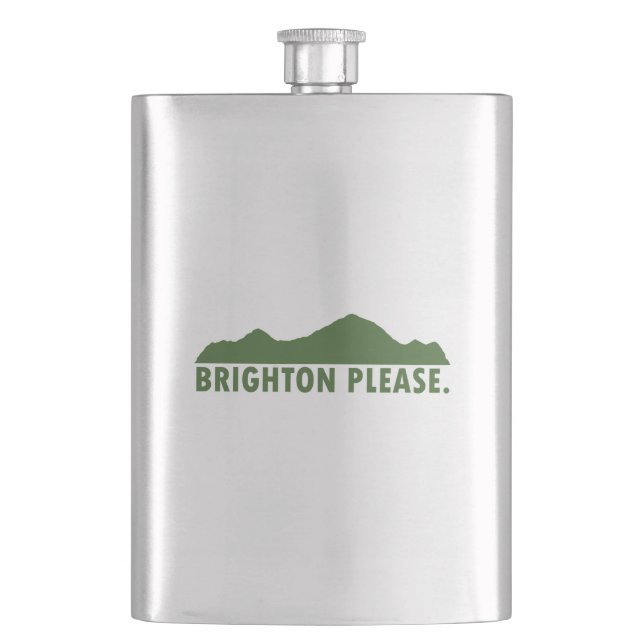 Brighton Please Flask (Front)