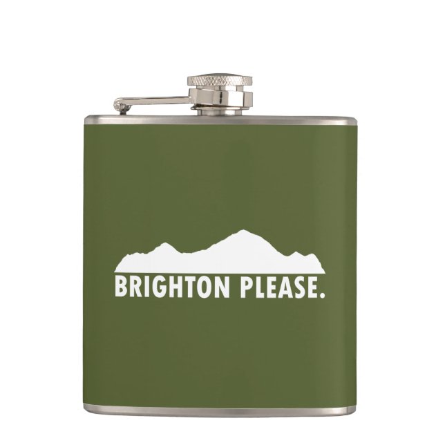Brighton Please Flask (Front)