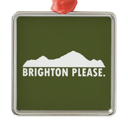 Brighton Please Metal Ornament