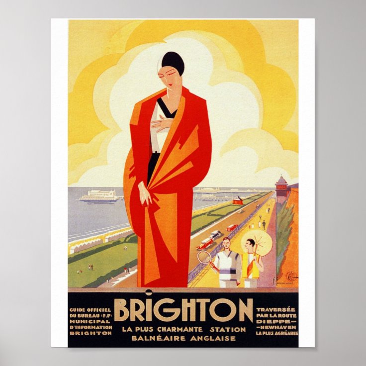 BRIGHTON POSTER Zazzle