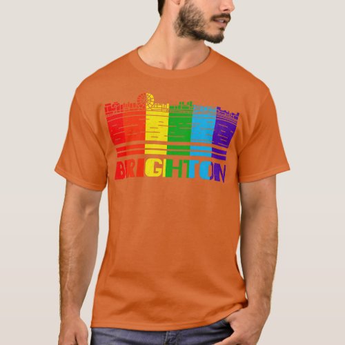 Brighton Pride  Brighton LGBT Gift LGBTQ Supporter T_Shirt