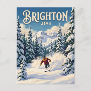 Brighton Resort Utah Postcard