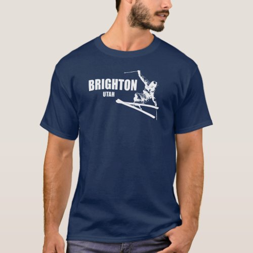 Brighton Resort Utah Skier T_Shirt