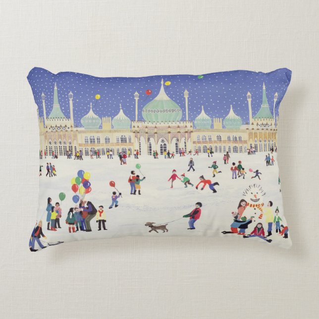 Brighton Royal Pavilion Accent Pillow (Front)