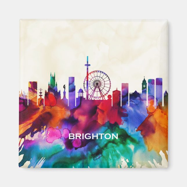 Brighton Skyline Magnet (Front)