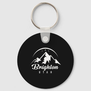 Brighton Utah Ski Resort Skiing Snowboarding Keychain