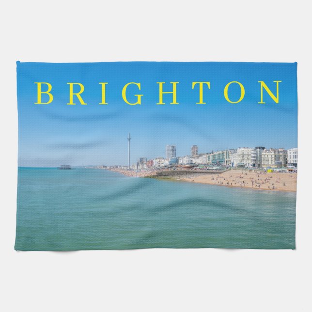 Brighton view tea towel (Horizontal)