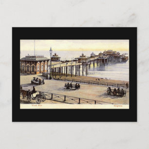 Brighton, West Pier, Old Postcard