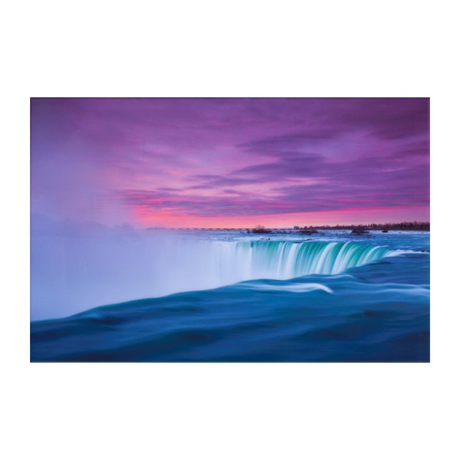 Brights at Niagara Falls Acrylic Print (Front)