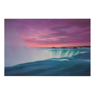 Brights at Niagara Falls Wood Wall Art