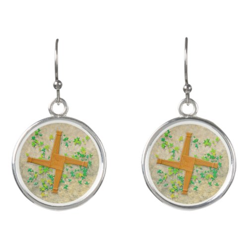 Brigid Cross Earrings