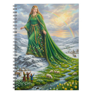Brigid’s Mantle (Bringing the Spring) Notebook