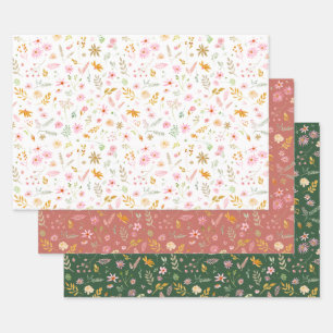 Brigitte's Garden Gift Wrapping Paper