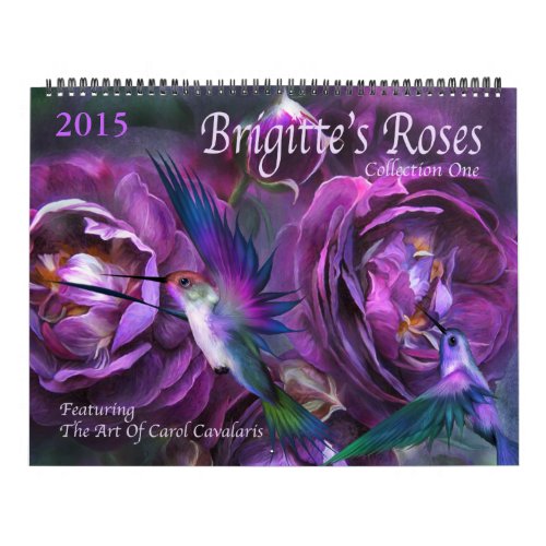 Brigitte's Roses Art Calendar 2015