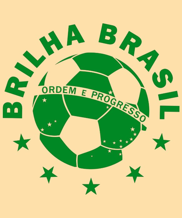 Brilha Brasil   Brazilian Soccer T shirt