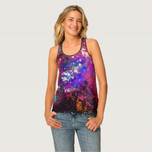 Brilliance All Over Print Racer Back Tank Top