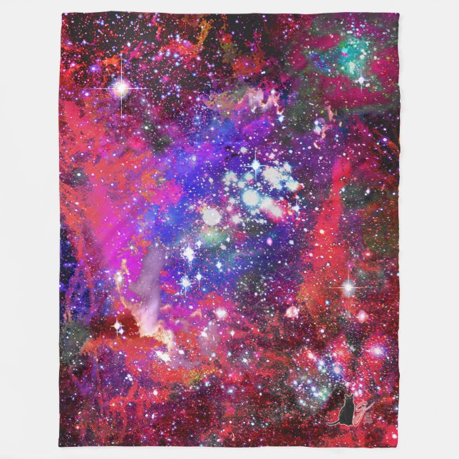 Brilliance Star Field Fleece Blanket (Front)