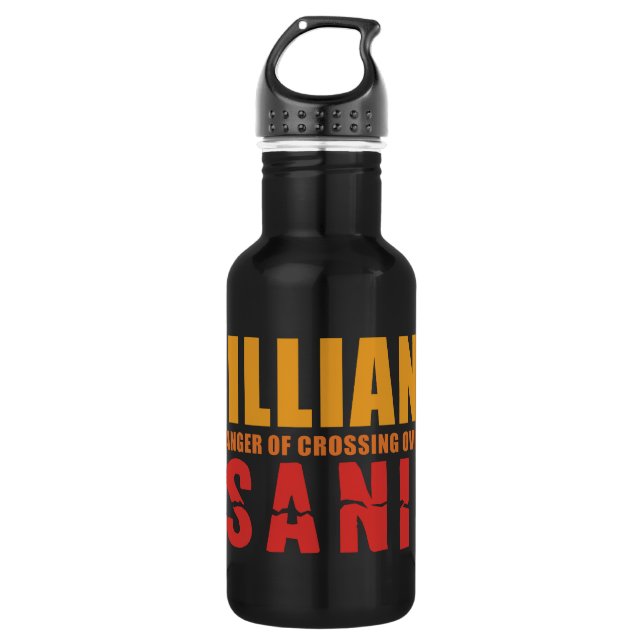 BRILLIANCE VS INSANITY WATER BOTTLE (Front)