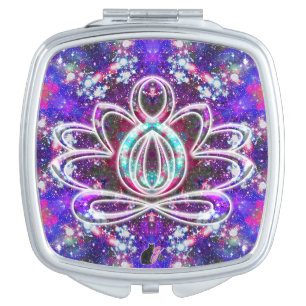 Brilliance Zen Lotus Compact Mirror