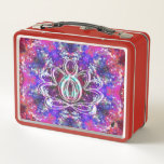 Brilliance Zen Lotus Metal Lunch Box