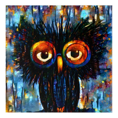 Brilliant and Wise Owl Acrylic Print