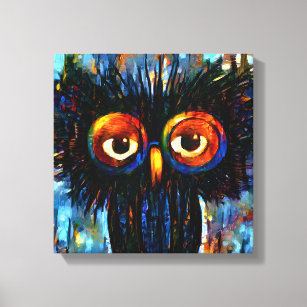 Brilliant and Wise Owl  Canvas Print