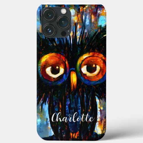 Brilliant and Wise Owl iPhone 13 Pro Max Case