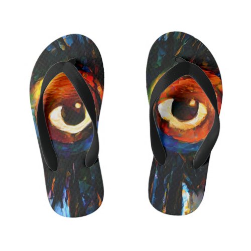 Brilliant and Wise Owl  Flip Flops