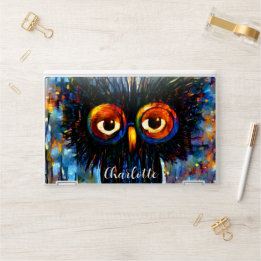 Brilliant and Wise Owl HP Laptop Skin