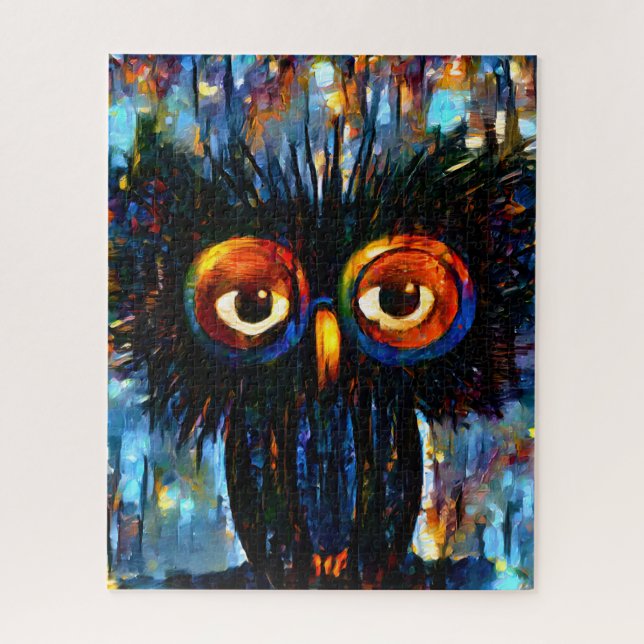 Brilliant and Wise Owl Jigsaw Puzzle (Vertical)