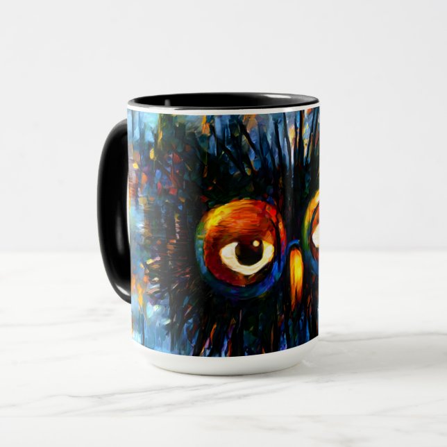 Brilliant and Wise Owl  Mug (Front Left)