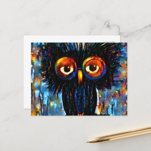 Brilliant and Wise Owl Postcard