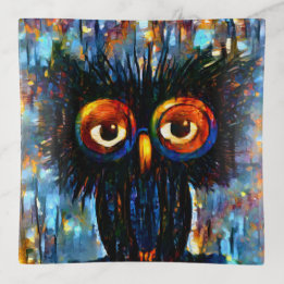 Brilliant and Wise Owl Trinket Tray