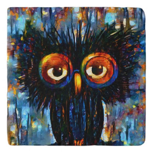 Brilliant and Wise Owl Trivet