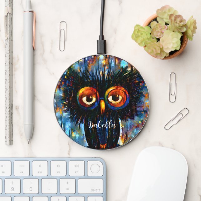 Brilliant and Wise Owl Wireless Charger (Desk)