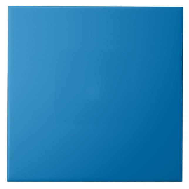 Brilliant Blue Ceramic Tile. Ceramic Tile (Front)