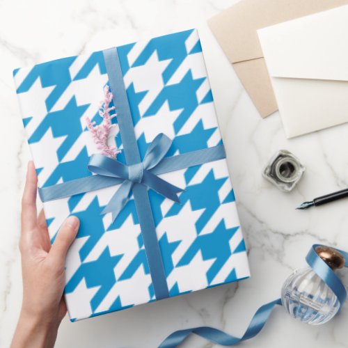 Brilliant Blue Moods Wrapping Paper