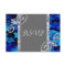 Brilliant Blue Roses & Diamond Swirls Wedding CST2
