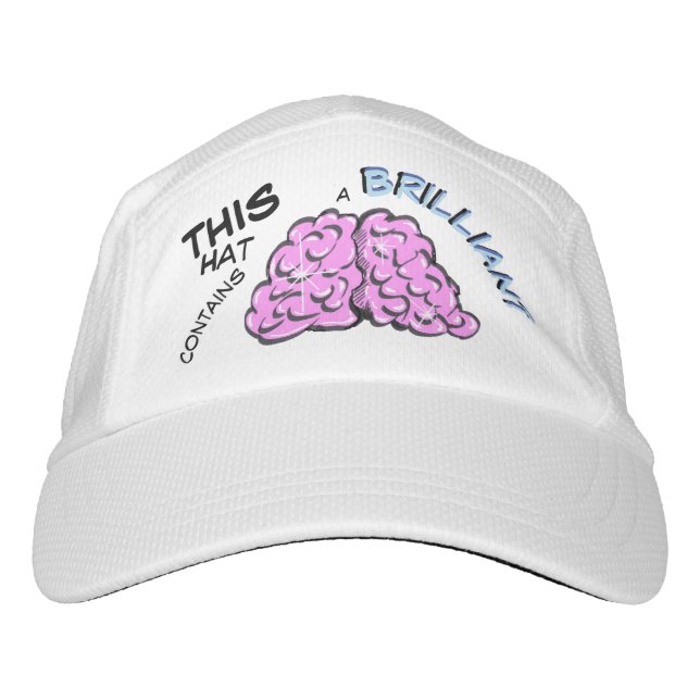 Brilliant Brain Cust. Text Hat (Front)