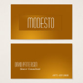 Brilliant Bronze (Front & Back)