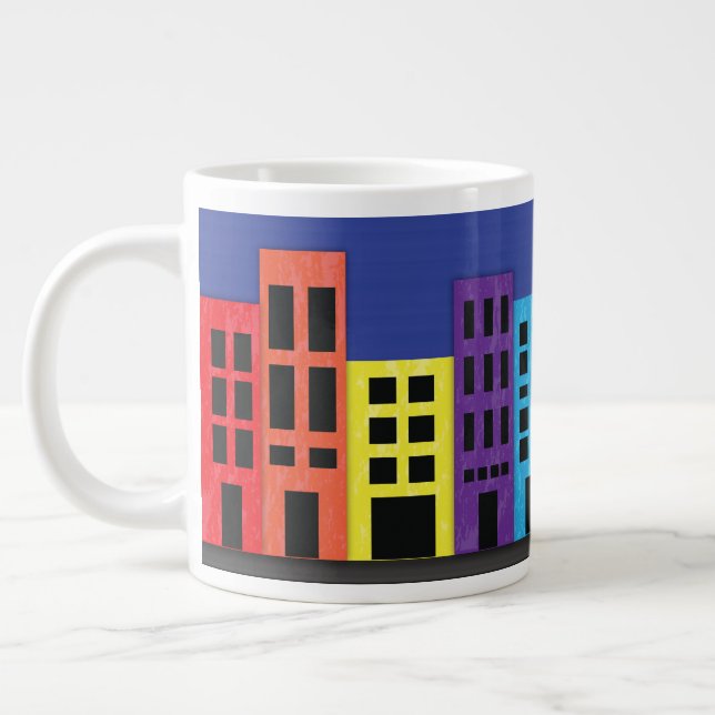 Brilliant Buildings Giant Coffee Mug (Left)