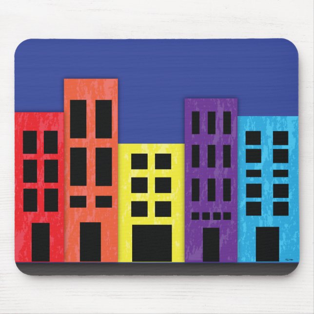 Brilliant Buildings Mouse Pad (Front)