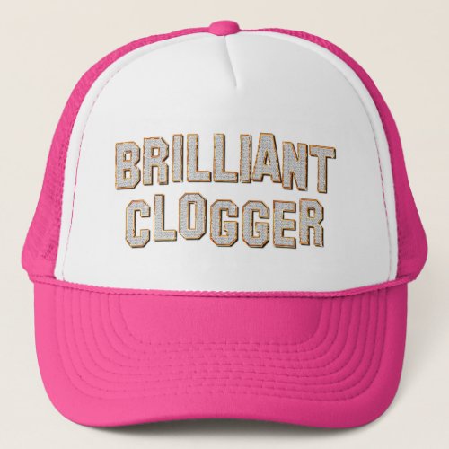 Brilliant Clogger Faux Diamond Cute Girly Clogging Trucker Hat