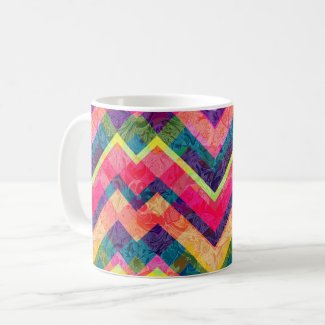 Brilliant Color Magic and  Chevrons Mug