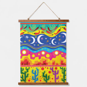 Brilliant Desert Motifs Hanging Tapestry