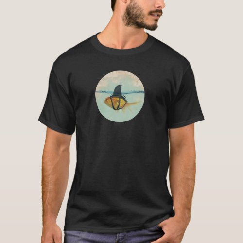 Brilliant Disguise Goldfish with a Shark Fin11 T_Shirt